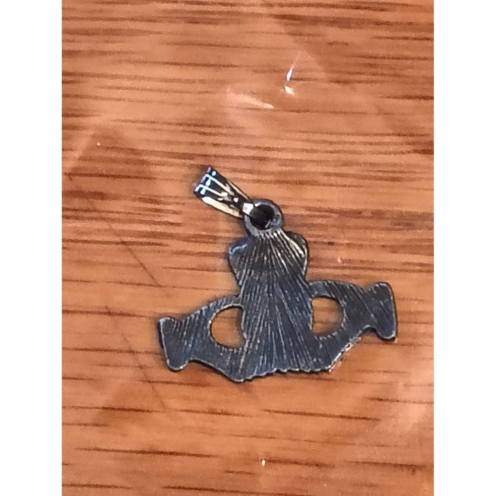 Unbranded Pewter Irish Claddagh Pendant Charm Antique Silver Tone Heart Crown
